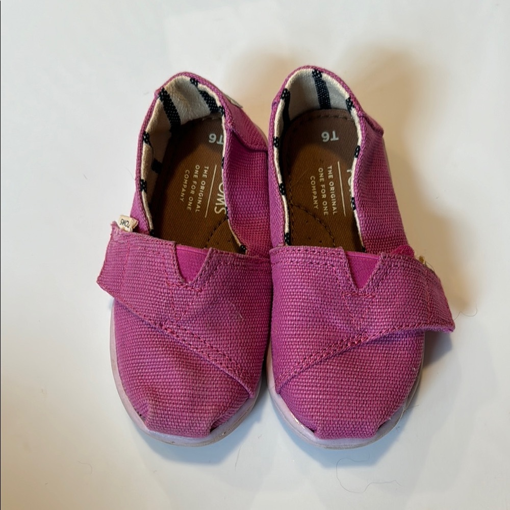 Kids Pink Canvas Shoes